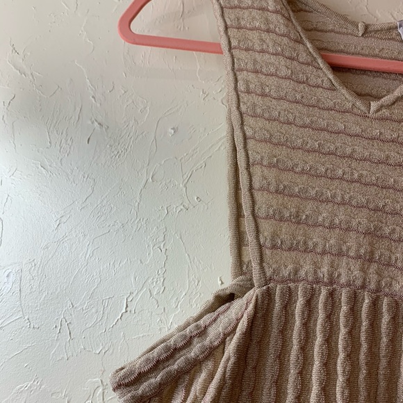 MISSONI Sz 48 EUR USA 12 NEW LUREX DRESS GOLD NWT - Picture 7 of 14